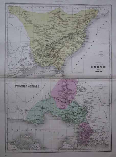 map Tunis et Tripoli et Maroc by Sengteller, A.T. Chartier, Isid Dalmont