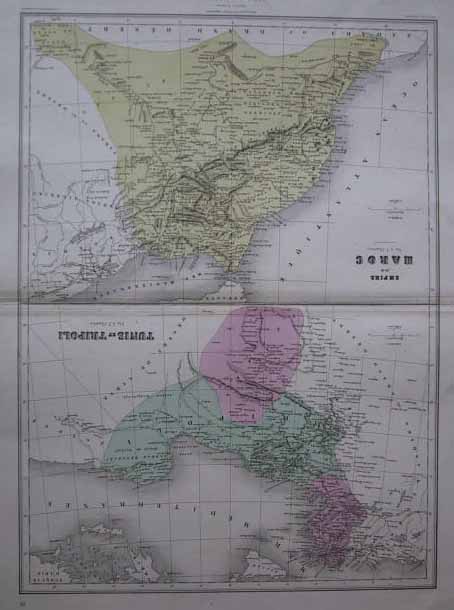 map Tunis et Tripoli et Maroc by Sengteller, A.T. Chartier, Isid Dalmont