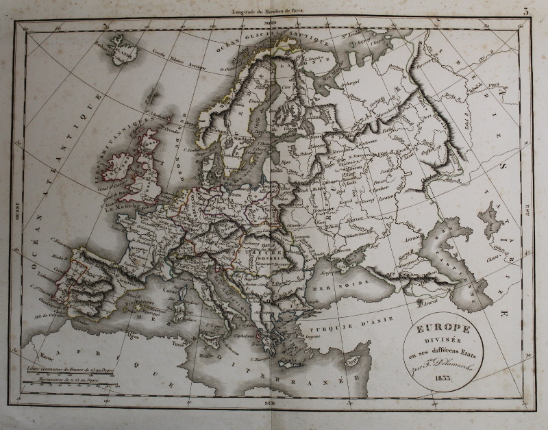 Europe, divisee en ses differens Etats by Félix Delamarche