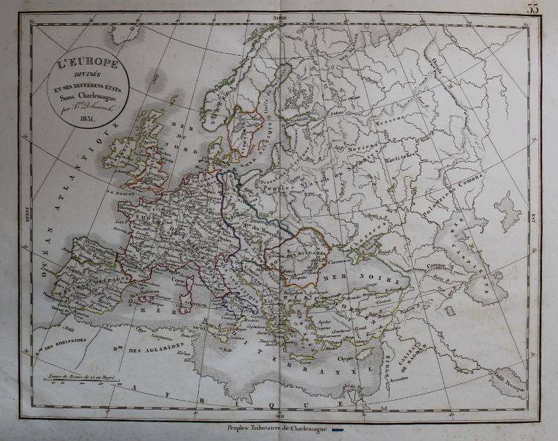 L´Europe divisée en ses différens états sous Charlemagne by Félix Delamarche