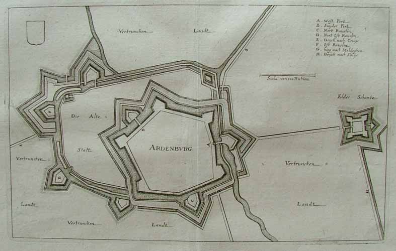 Ardenburg by Merian