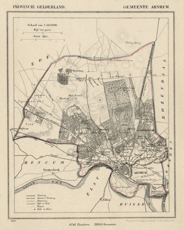 map communityplan Arnhem (de gemeente) by Kuyper (Kuijper)