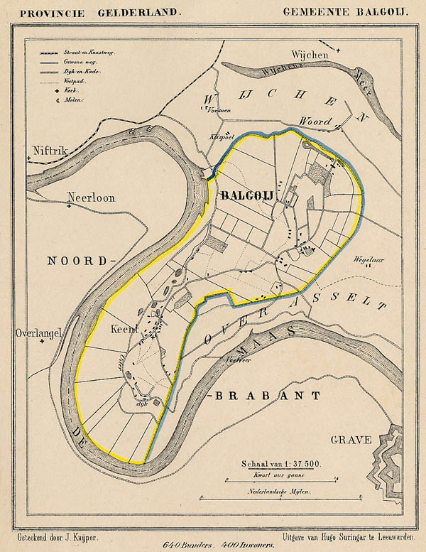 map communityplan Balgoy by Kuyper (Kuijper)