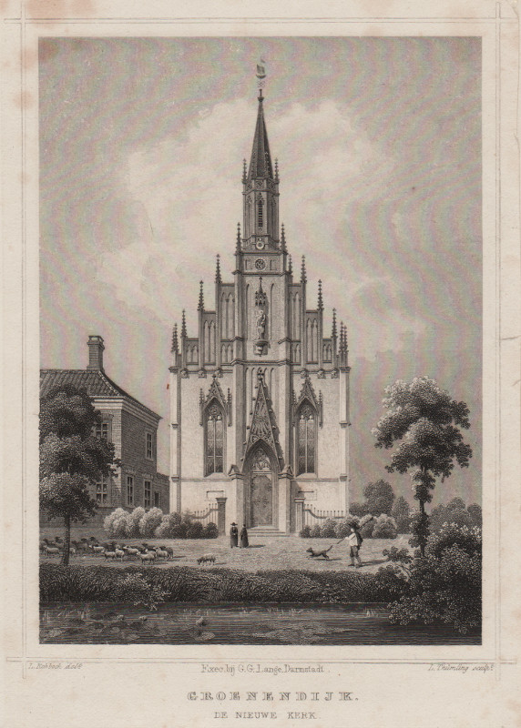 view Groenendijk, de Nieuwe kerk by L. Rohbock, L. Thumling