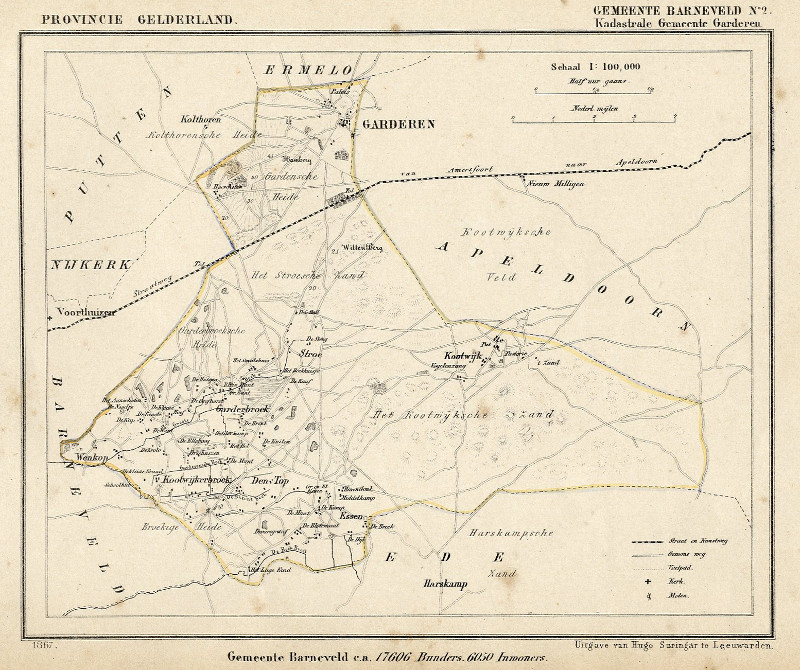 Barneveld (Kad gem Garderen) by Kuyper (Kuijper)