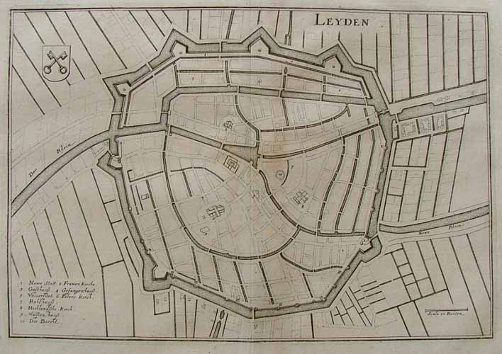 Leyden by Merian