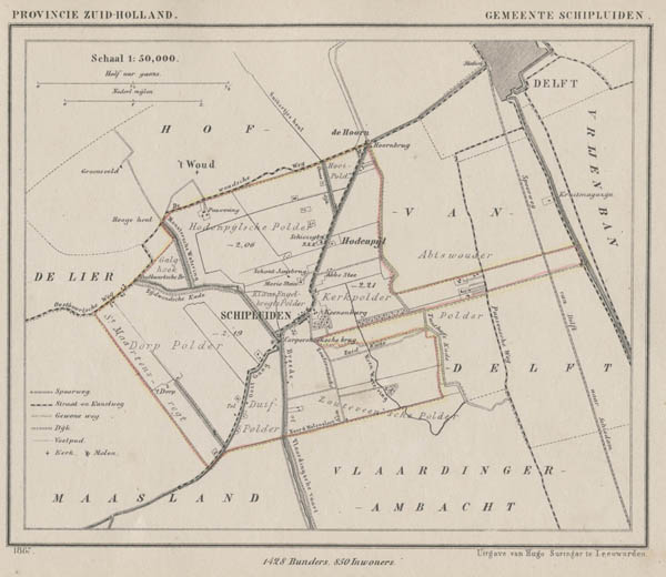 map communityplan Gemeente Schipluiden by Kuyper (Kuijper)