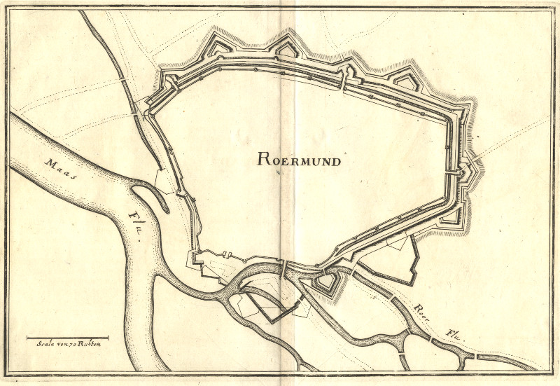 Roermund by Merian