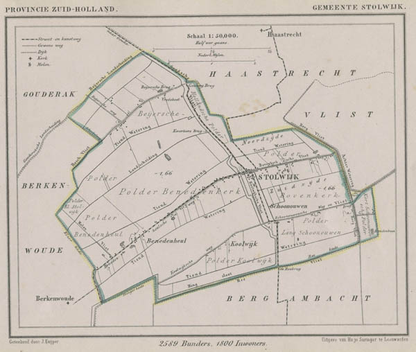 map communityplan Gemeente Stolwijk by Kuyper (Kuijper)