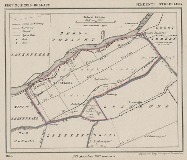 map communityplan Gemeente Streefkerk by Kuyper (Kuijper)