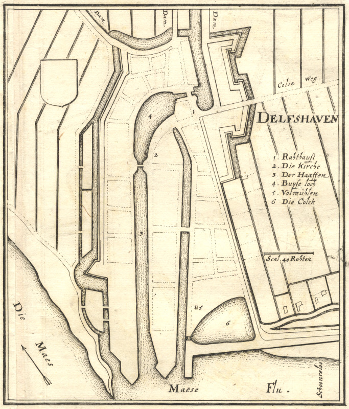 Delfshaven by Merian