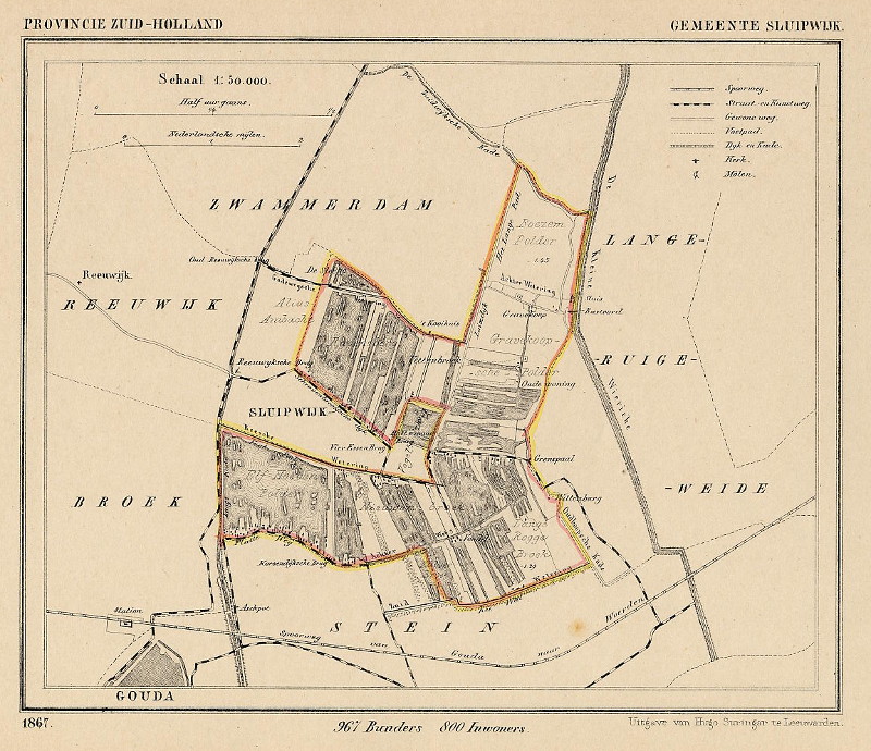 Gemeente Sluipwijk by Kuyper (Kuijper)