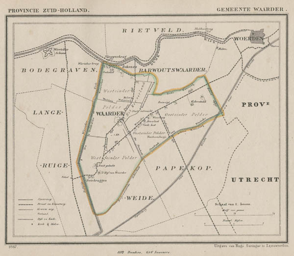 map communityplan Gemeente Waarder by Kuyper (Kuijper)