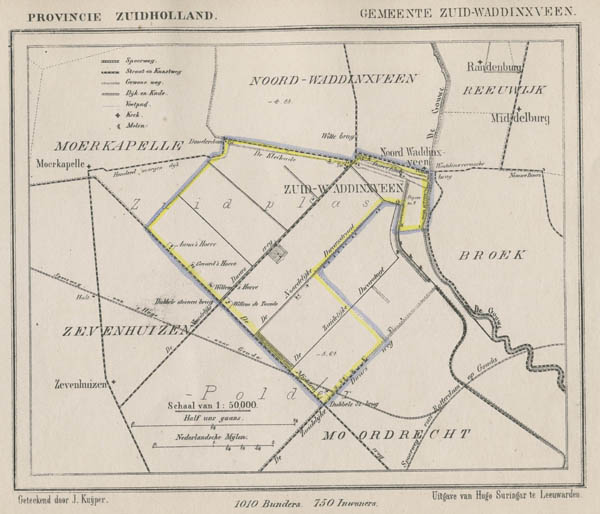 map communityplan Gemeente Zuid Waddinxveen by Kuyper (Kuijper)