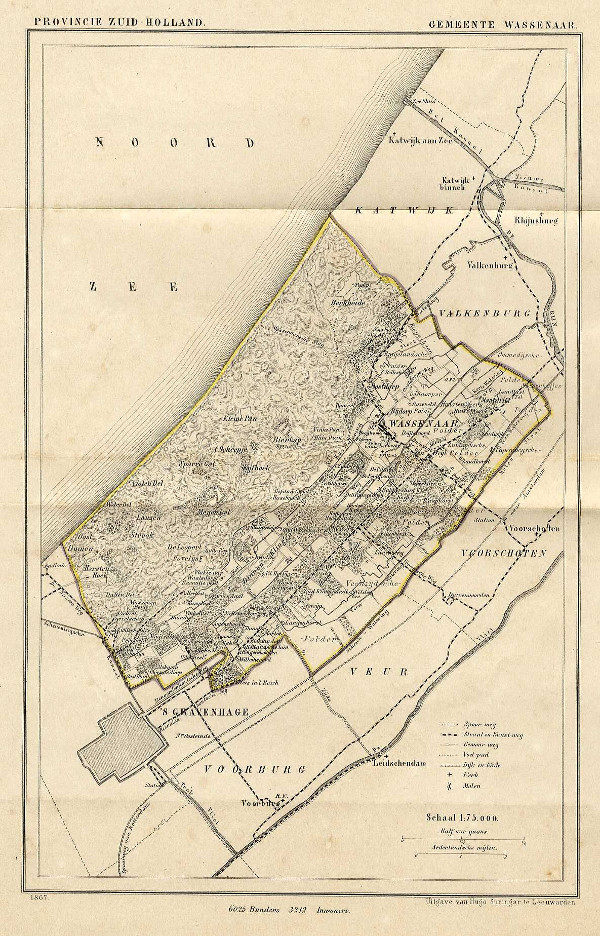 map communityplan Gemeente Wassenaar by Kuyper (Kuijper)