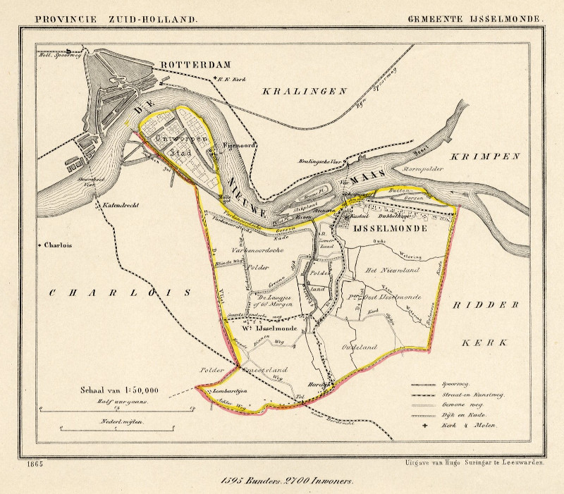 Gemeente IJsselmonde (met Rotterdam Kop van Zuid) by Kuyper (Kuijper)