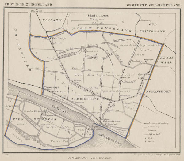 map communityplan Gemeente Zuid Beijerland by Kuyper (Kuijper)