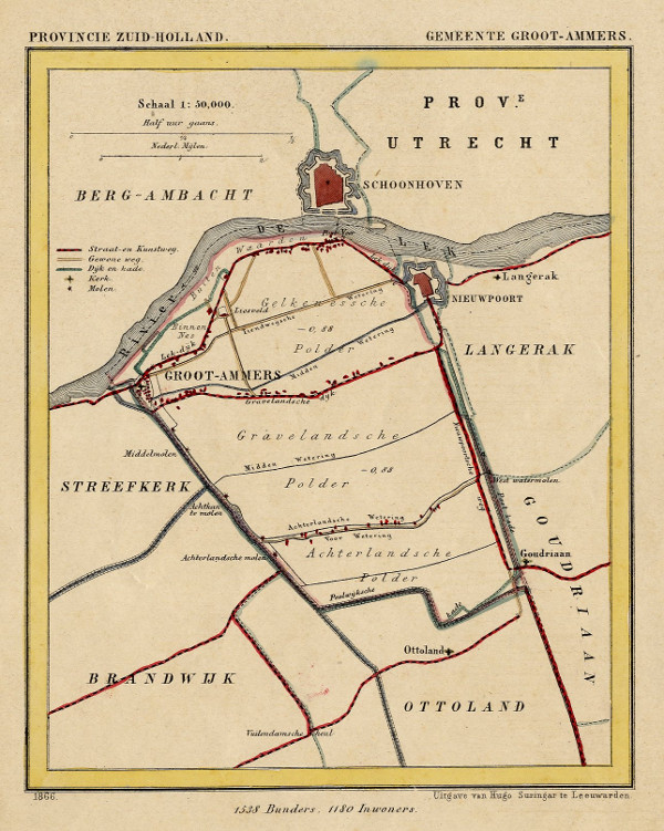 map communityplan Gemeente Groot-Ammers by Kuyper (Kuijper)