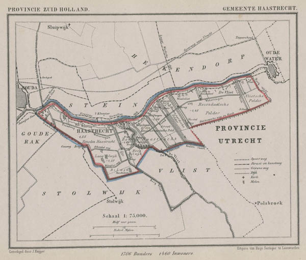 map communityplan Gemeente Haastrecht by Kuyper (Kuijper)