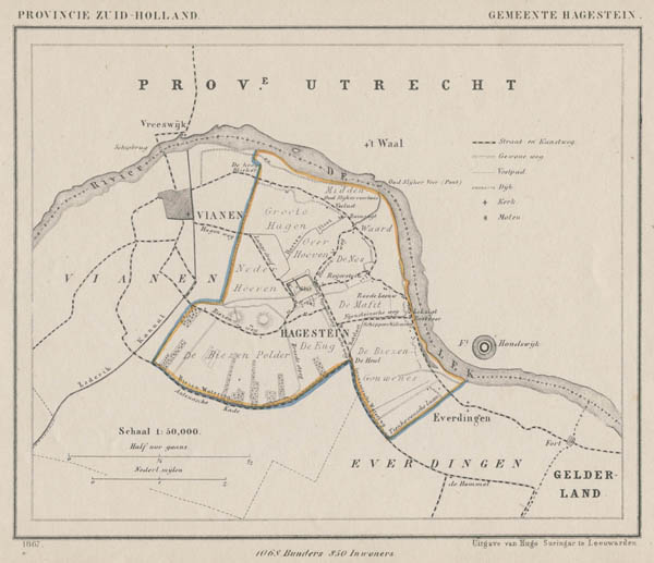 map communityplan Gemeente Hagestein by Kuyper (Kuijper)