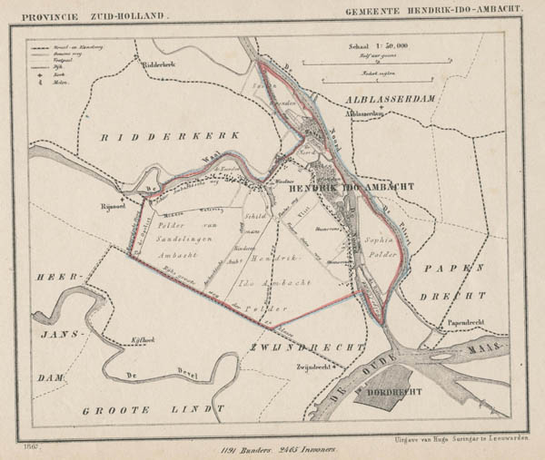 map communityplan Gemeente Hendrik-Ido-Ambacht by Kuyper (Kuijper)