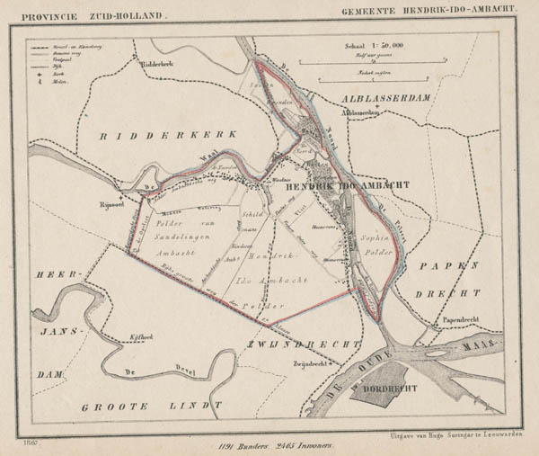 map communityplan Gemeente Hendrik-Ido-Ambacht by Kuyper (Kuijper)