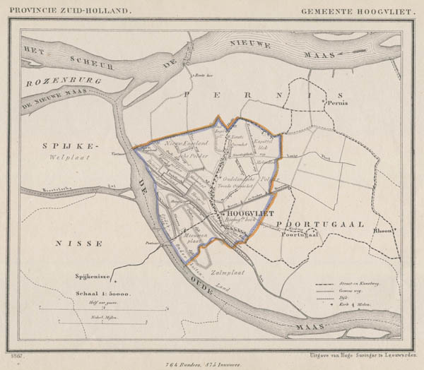 map communityplan Gemeente Hoogvliet by Kuyper (Kuijper)
