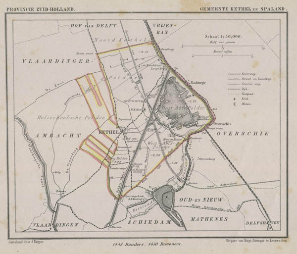 map communityplan Gemeente Kethel en Spaland by Kuyper (Kuijper)