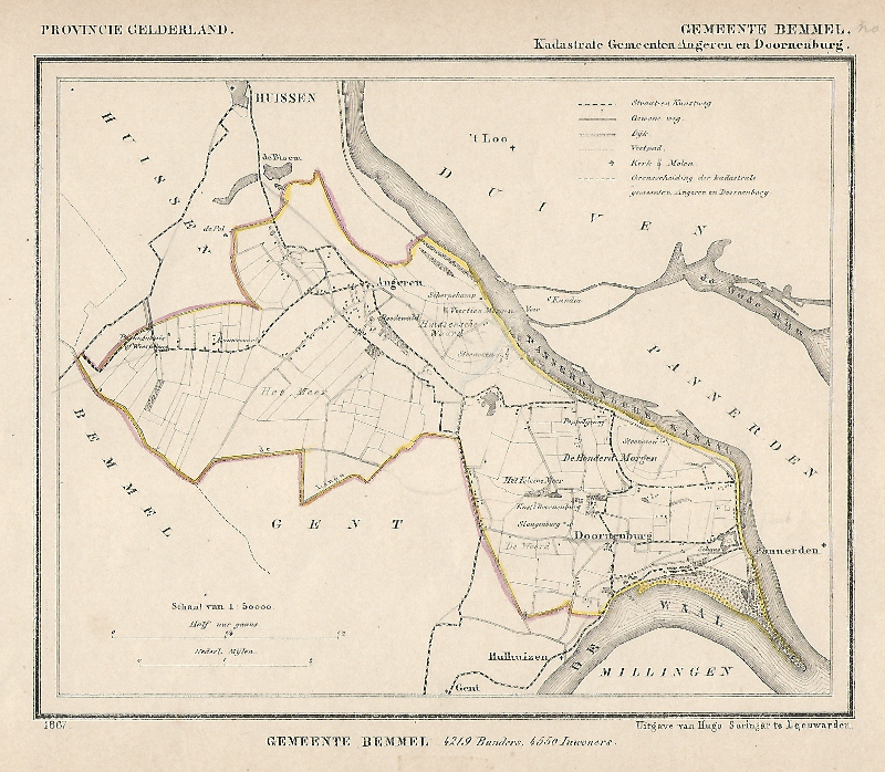 Bemmel (kad gem Angeren en Doorneburg) by Kuyper (Kuijper)