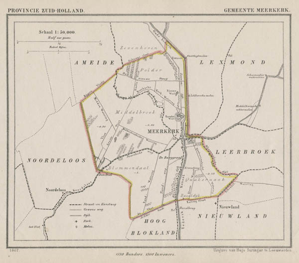 map communityplan Gemeente Meerkerk by Kuyper (Kuijper)