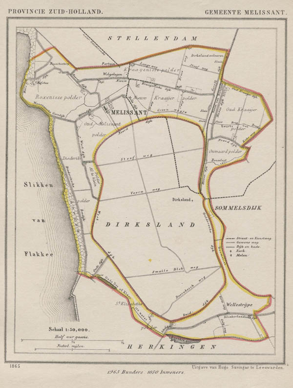 map communityplan Gemeente Melissant by Kuyper (Kuijper)