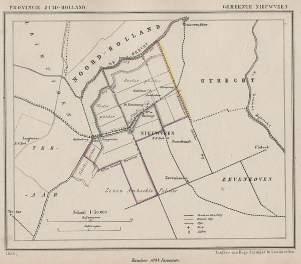 map communityplan Gemeente Nieuwveen by Kuyper (Kuijper)