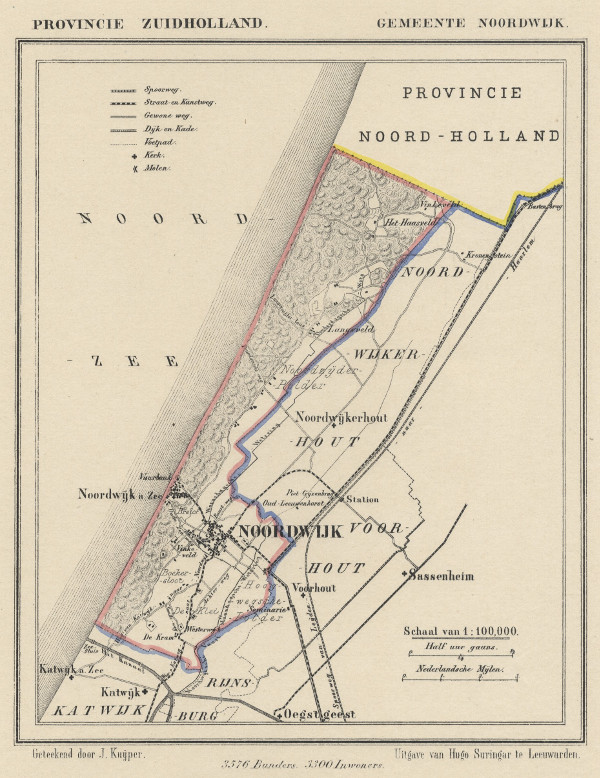 map communityplan Gemeente Noordwijk by Kuyper (Kuijper)