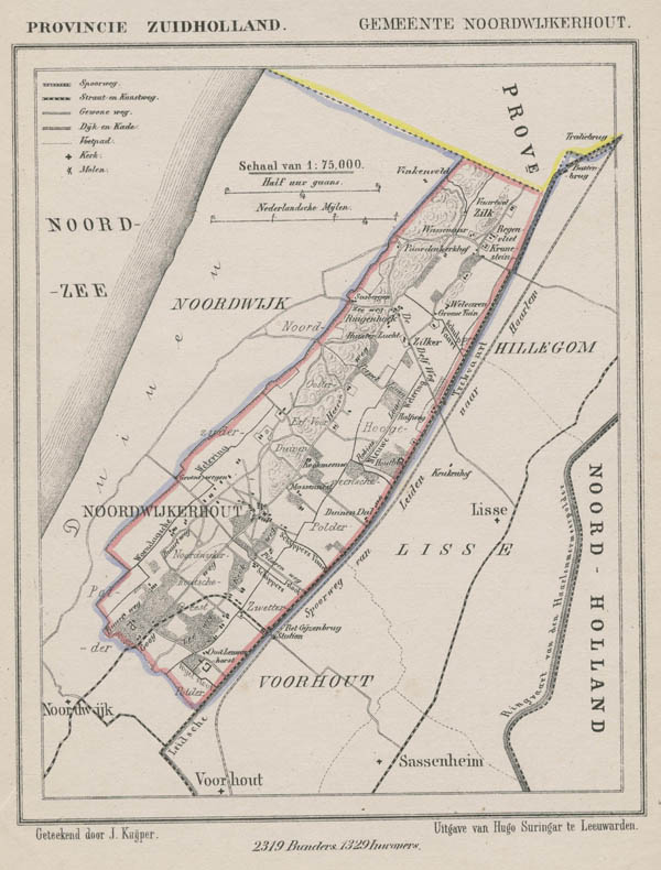 map communityplan Gemeente Noordwijkerhout by Kuyper (Kuijper)