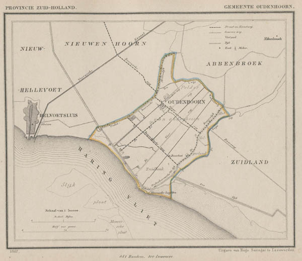 map communityplan Gemeente Oudenhoorn by Kuyper (Kuijper)