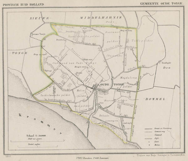 map communityplan Gemeente Oude Tonge by Kuyper (Kuijper)