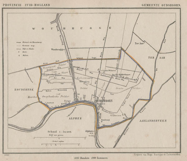 map communityplan Gemeente Oudshoorn by Kuyper (Kuijper)