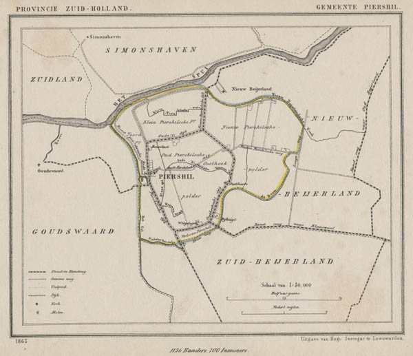map communityplan Gemeente Piershil by Kuyper (Kuijper)