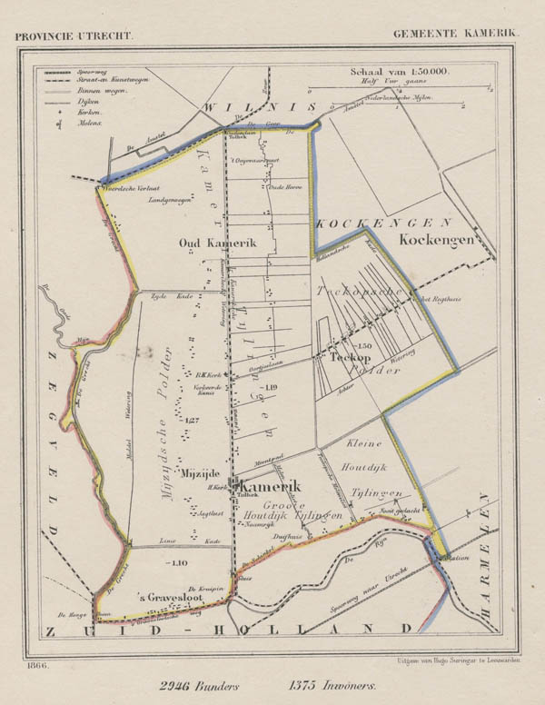 map communityplan Gemeente Kamerik by Kuyper (Kuijper)