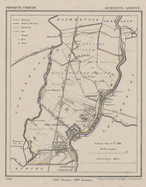 map communityplan Gemeente Loenen by Kuyper (Kuijper)