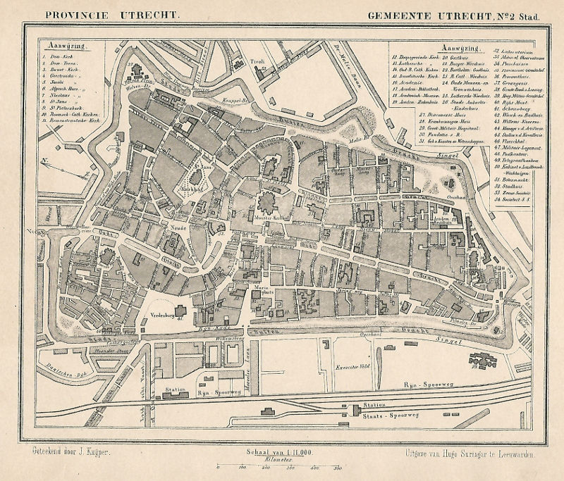 Gemeente Utrecht No. 2 Stad by Kuyper (Kuijper)