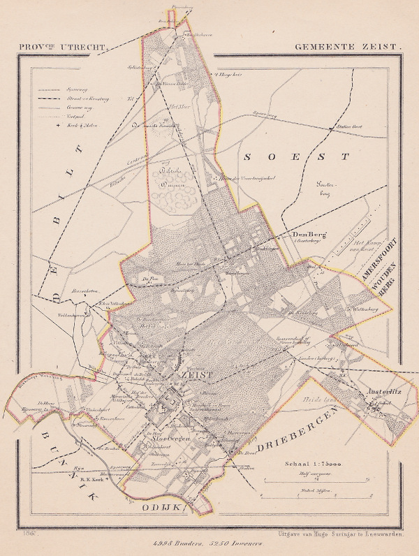 map communityplan Gemeente Zeist by Kuyper (Kuijper)