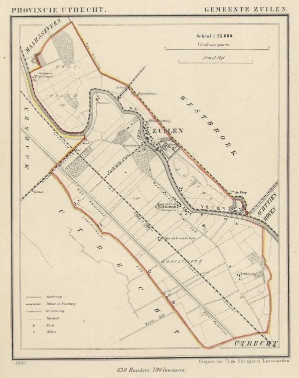 map communityplan Gemeente Zuilen by Kuyper (Kuijper)