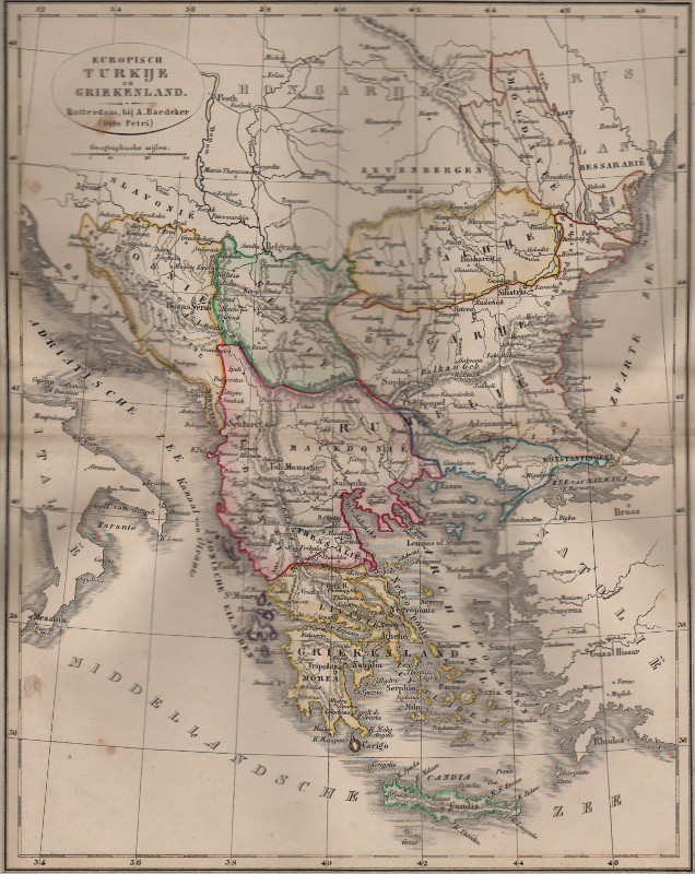 Europisch Turkije en Griekenland by A. Baedeker