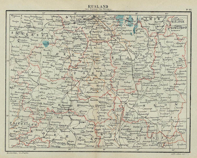 Rusland ten Zuiden van Moskou by Kuyper (Kuijper)