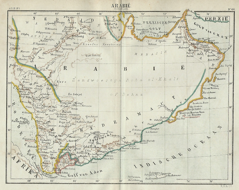image of map Arabië Zuidelijk by Kuyper (Kuijper) Arabië Zuidelijk by Kuyper (Kuijper)
