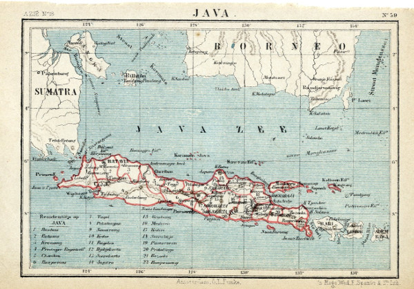 map Java by Kuyper (Kuijper)