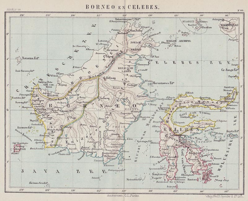 Borneo en Celebes by Kuyper (Kuijper)
