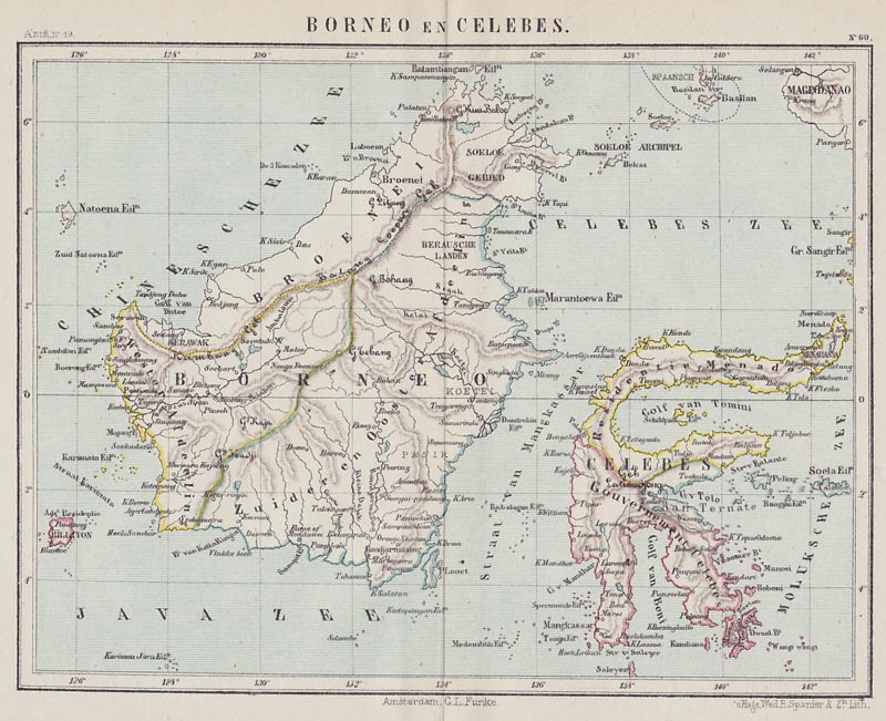 Borneo en Celebes by Kuyper (Kuijper)