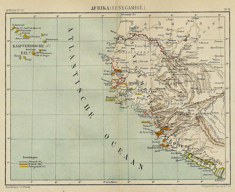 Afrika  (Senegambië) by Kuyper (Kuijper)